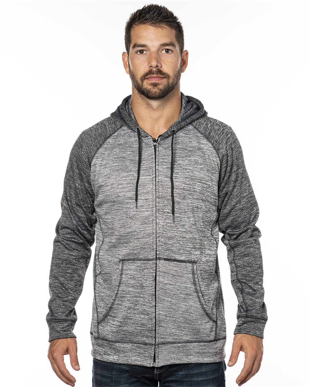 jackdylan様 Custom Performance Raglan Full-Zip Sweatshirt - 8660 - CapsToYou