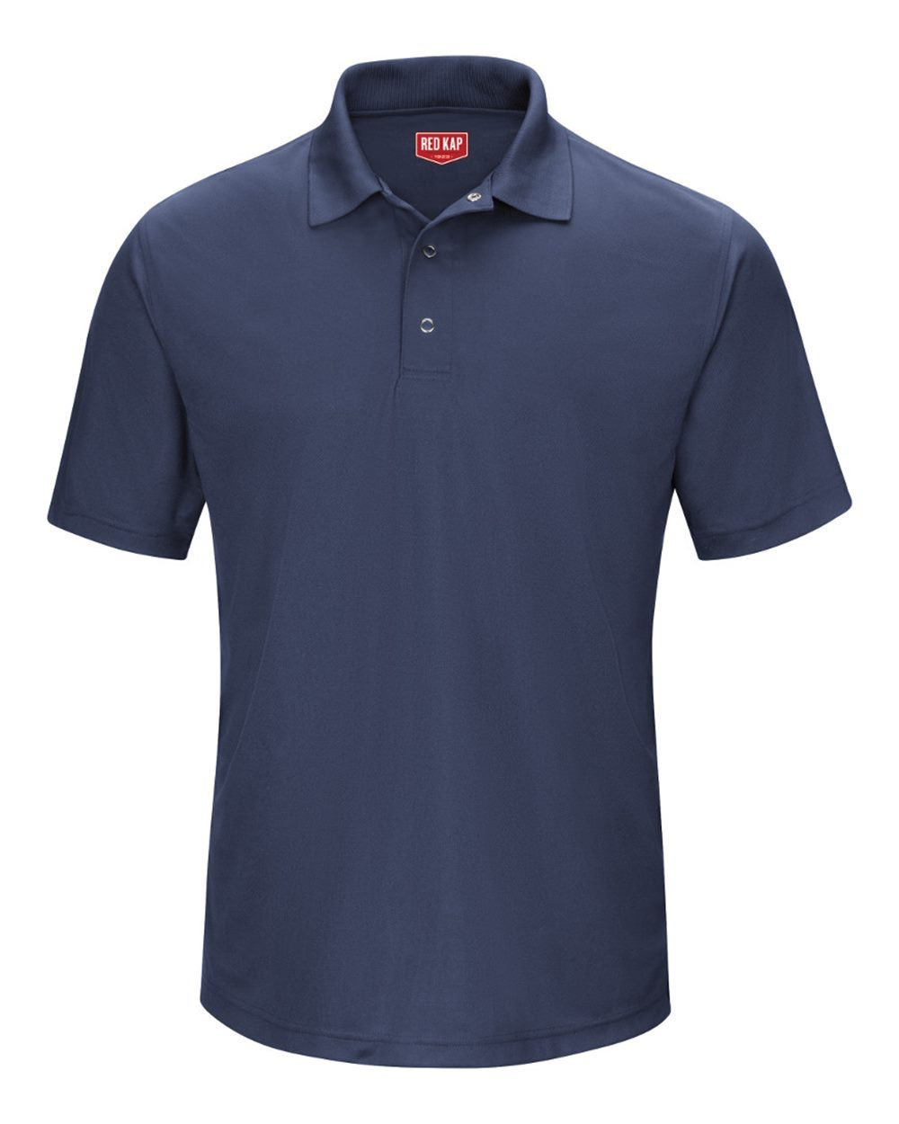 Embroidered Short Sleeve Performance Knit Gripper-Front Polo