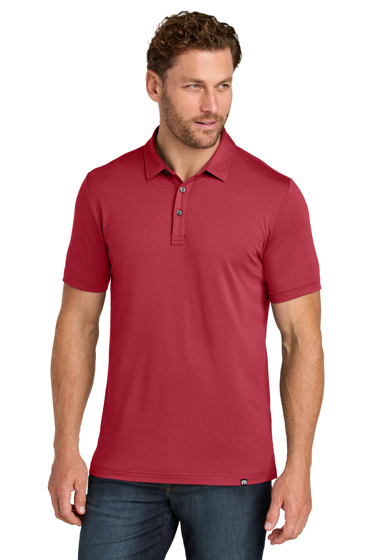 Embroidered TravisMathew Glenview Solid Polo TMA41461 - CapsToYou