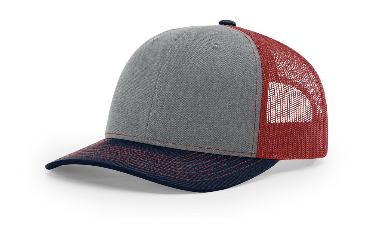 Heather Grey/Cardinal/Navy