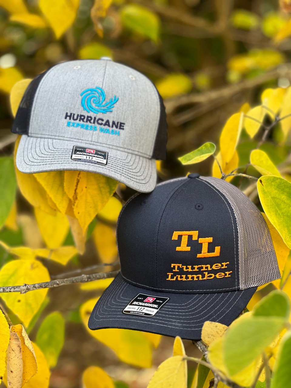 Custom Embroidered Richardson 112 Trucker Hats - Preview Your Logo