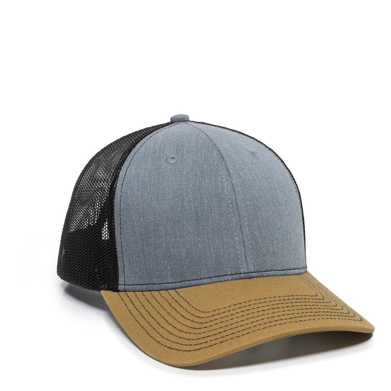 The Old Gold - Trucker Hat (Black/Black or Black/Gold) — The Old Gold