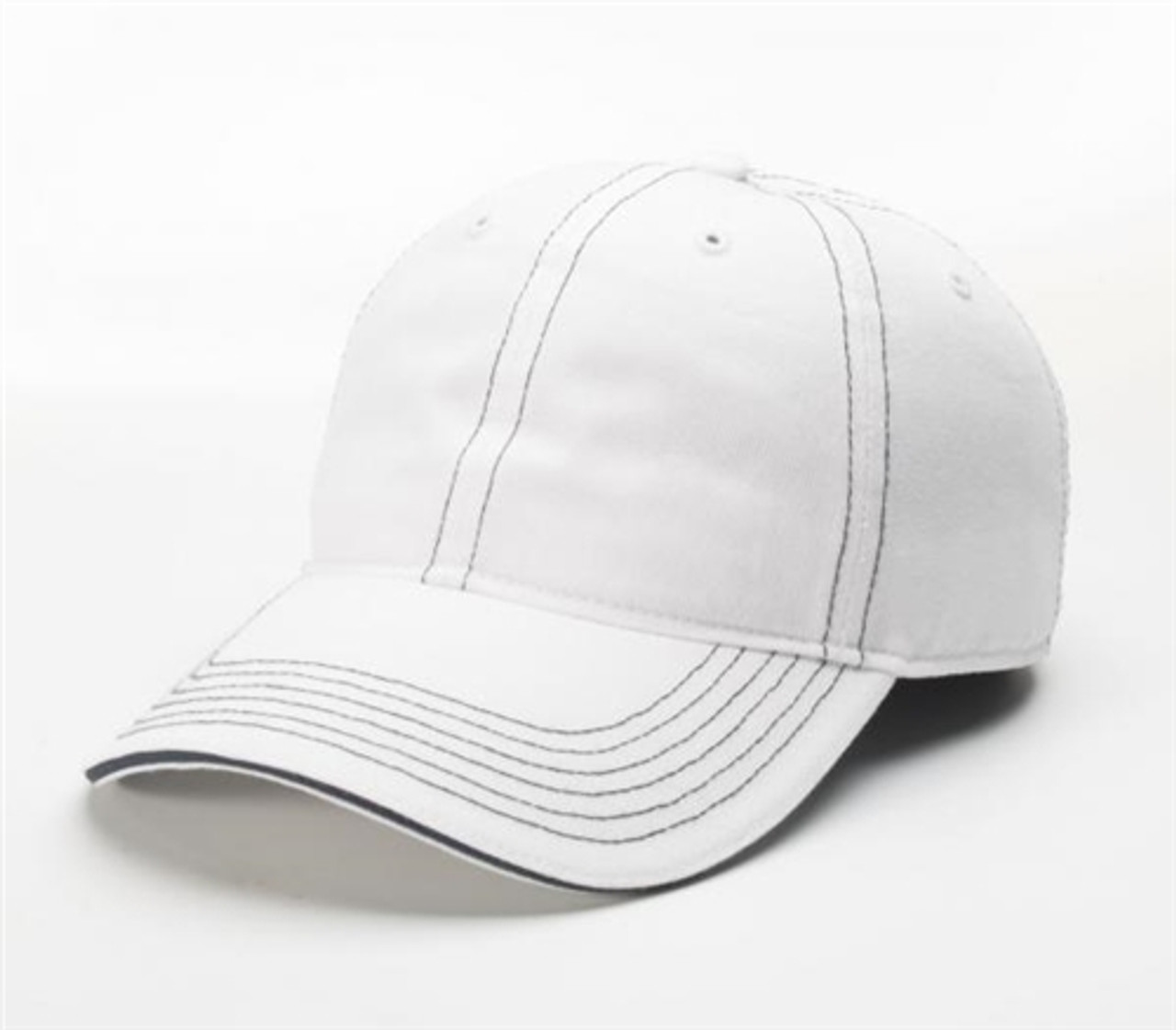 Embroidered Contrast Stitching Cap