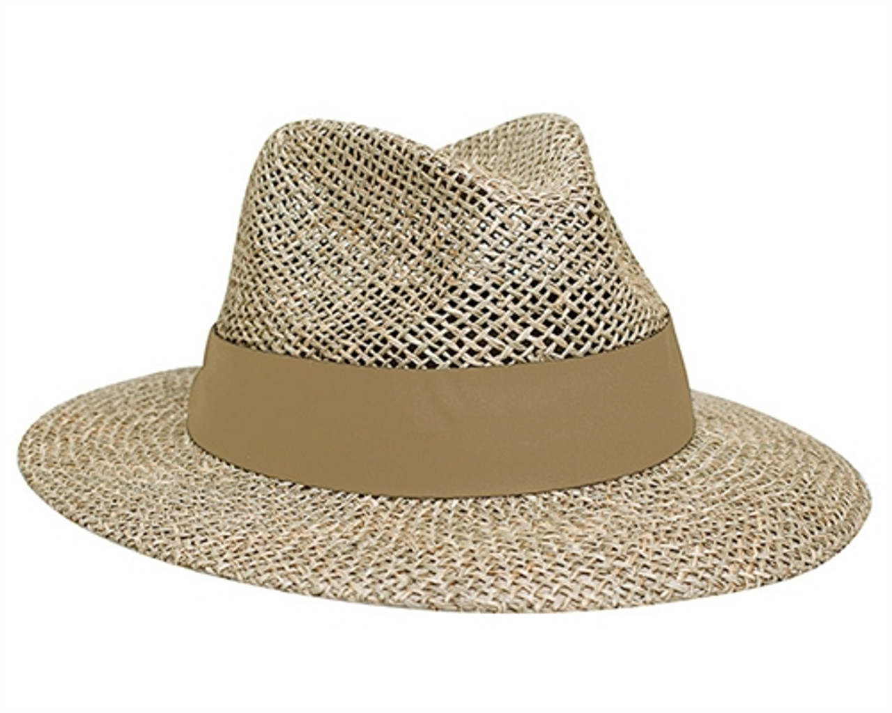 Embroidered Safari Straw Casual Hat