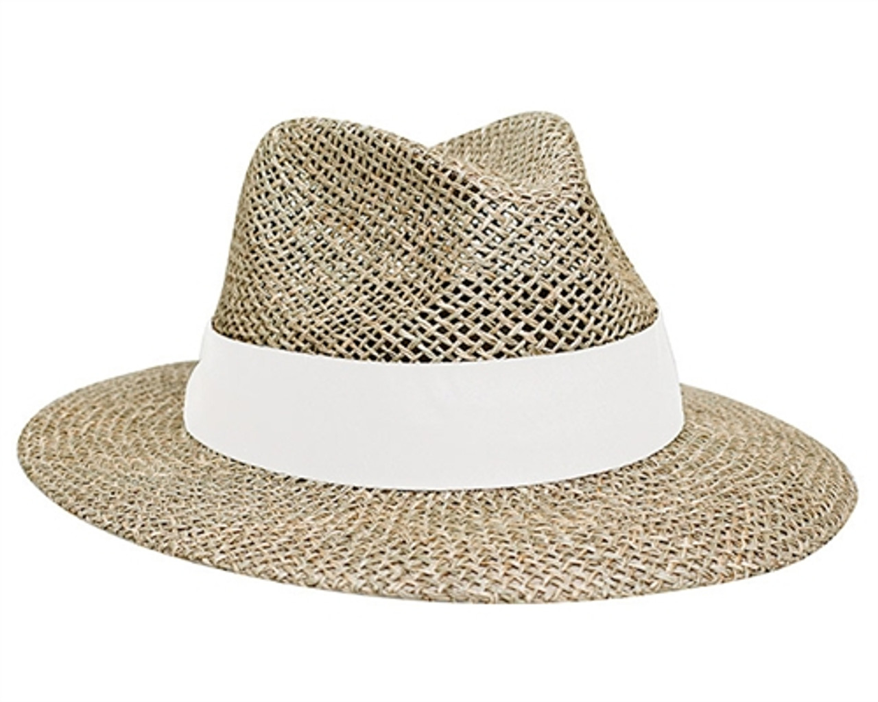 Embroidered Safari Straw Casual Hat