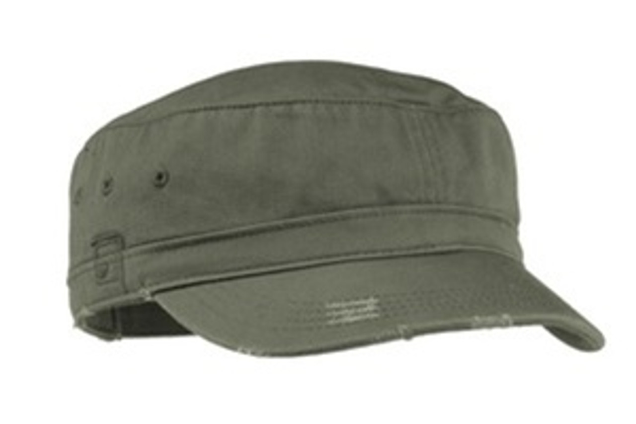 District Threads&trade; Distressed Military Cadet Hat