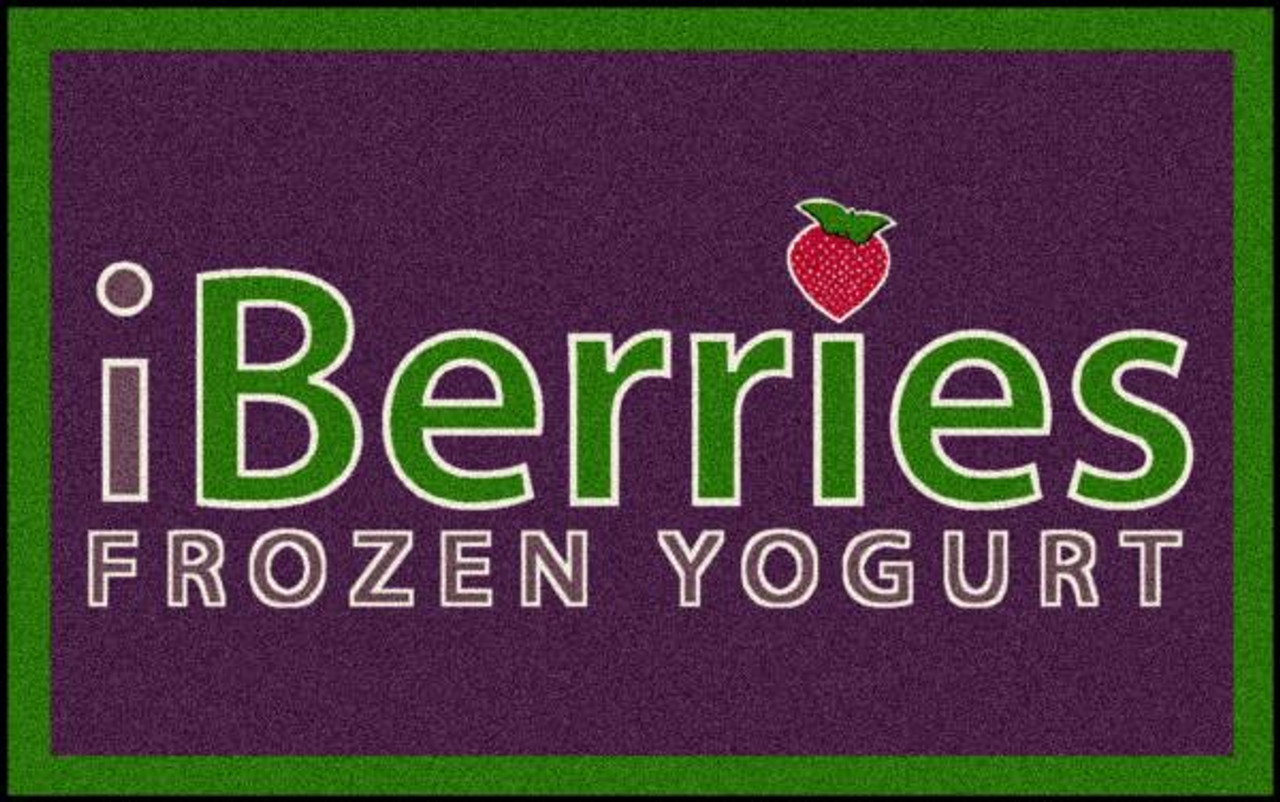 Imprinted 3x8 ft Logo Mat