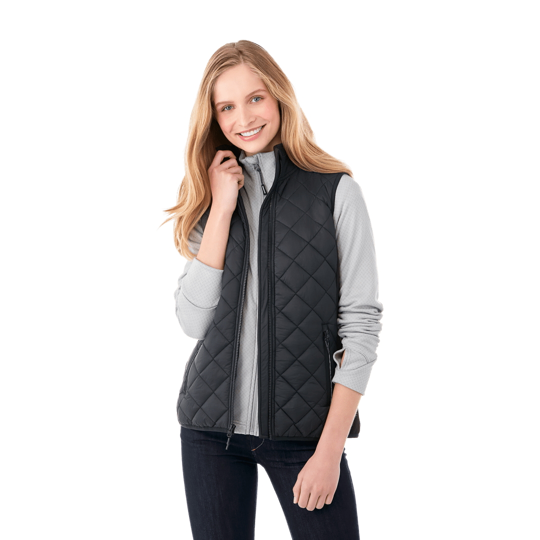 Embroidered Women’s SHEFFORD Heat Panel Vest w/ 6000mAh Power Bank