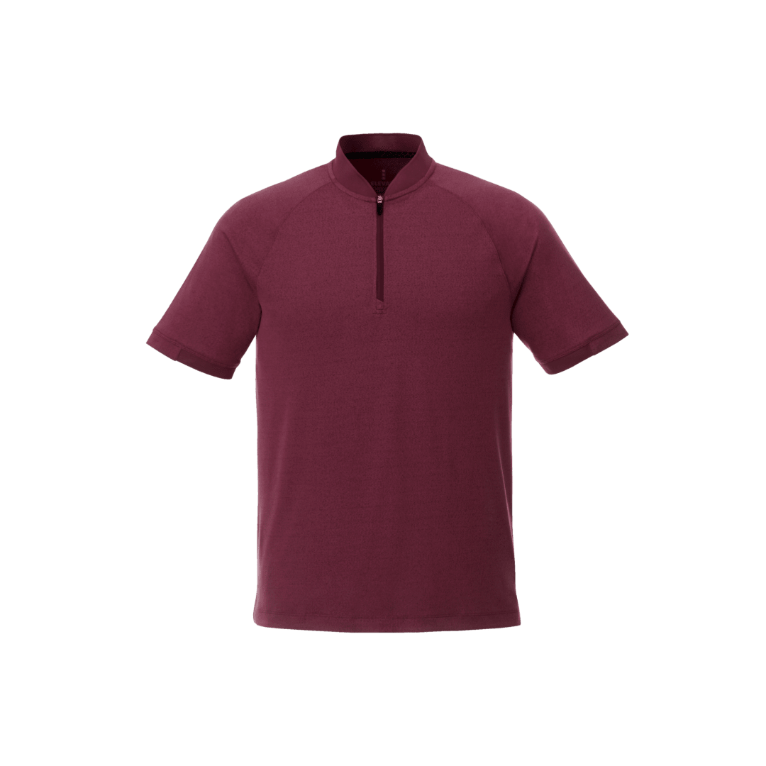 Embroidered Mens KINPORT SS Stand Collar Polo