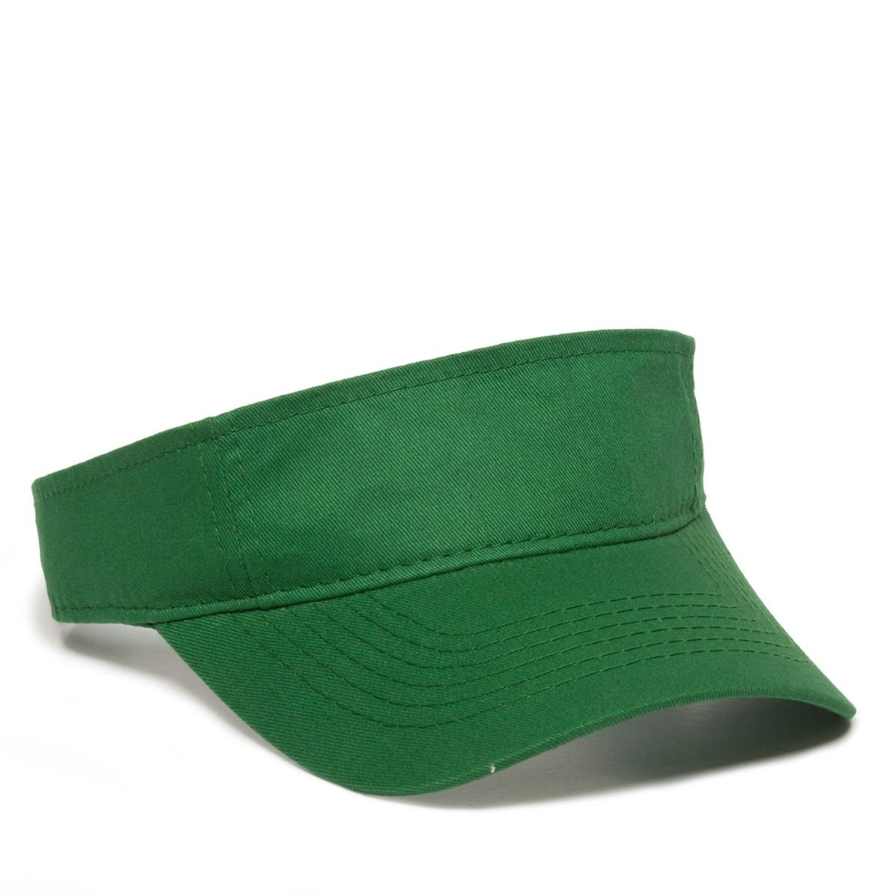 Embroidered Cotton Twill Visor