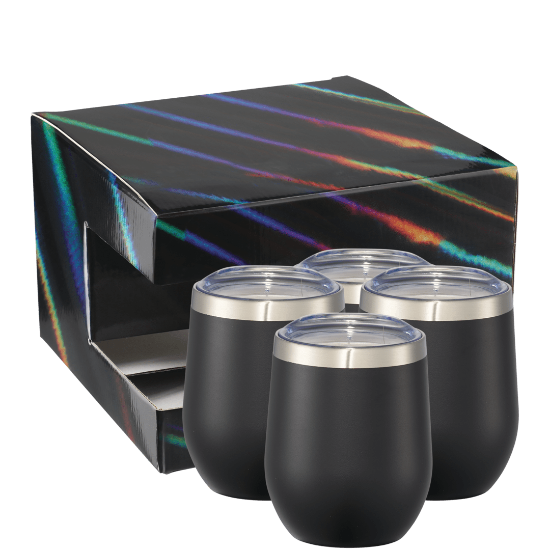 Custom Corzo Cup 12oz 4 in 1 Gift Set