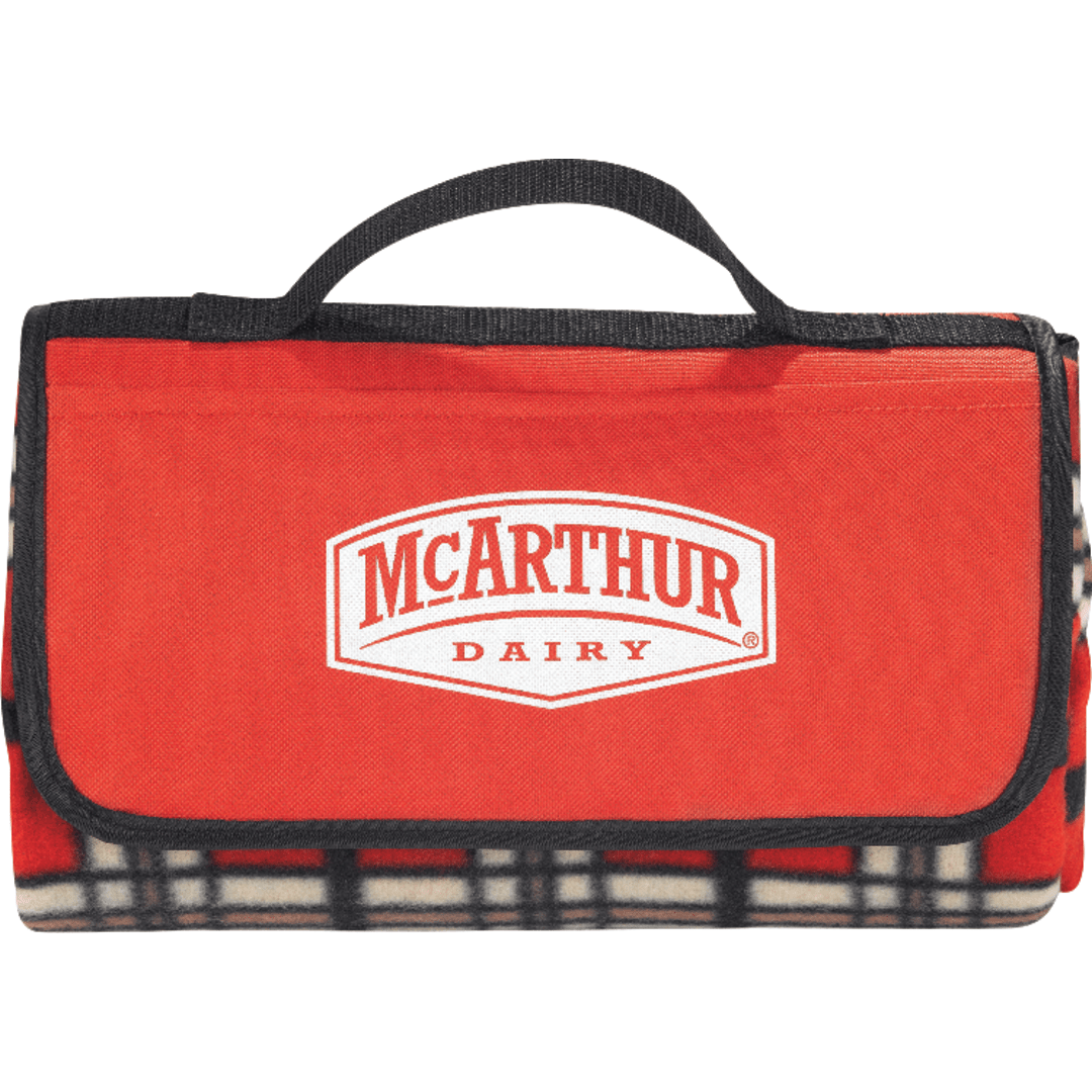 Custom Padded WaterResistant Fleece Picnic Blanket CapsToYou