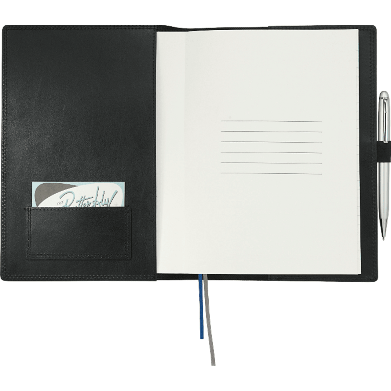 Custom 7" x 10" Uptown Refillable Leather JournalBook