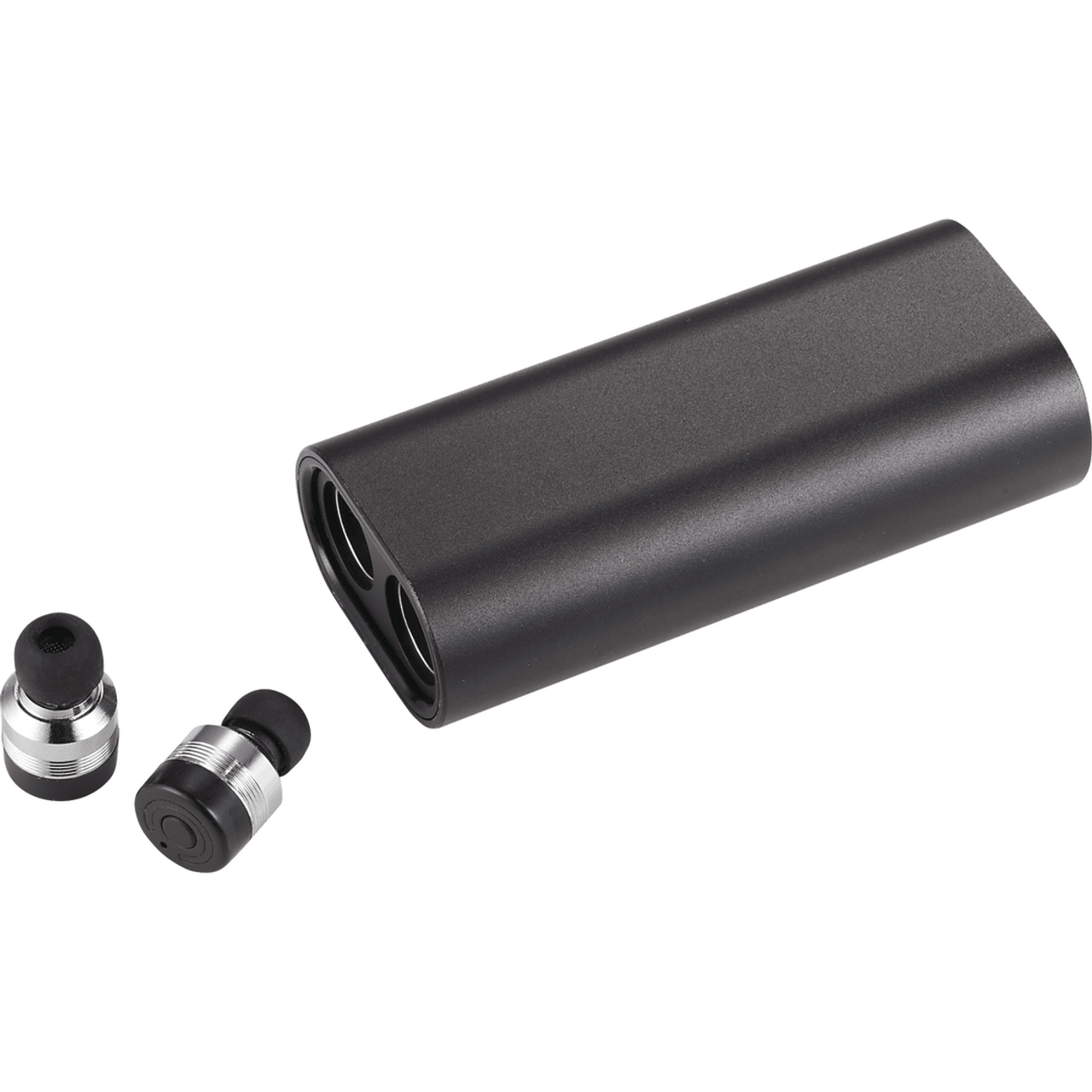 Custom Metal True Wireless Earbuds and Power Bank