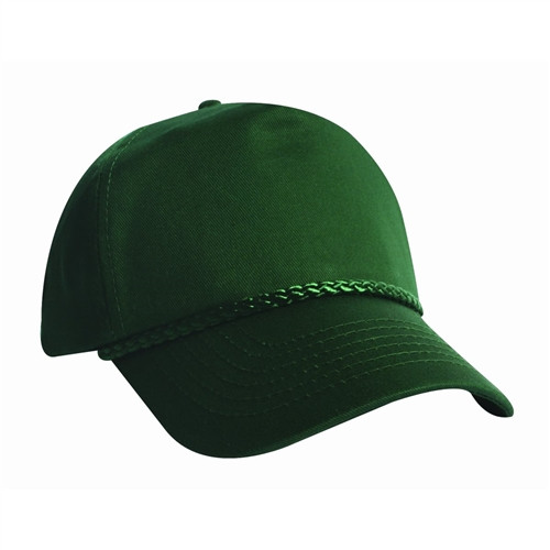 Custom Cotton Twill Hat w/ Braided Rope 