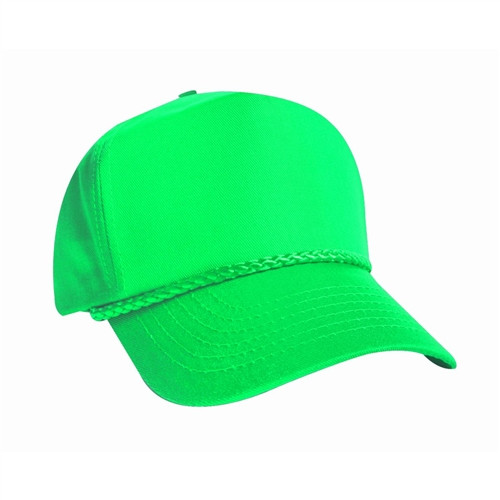 Custom Cotton Twill Hat w/ Braided Rope 
