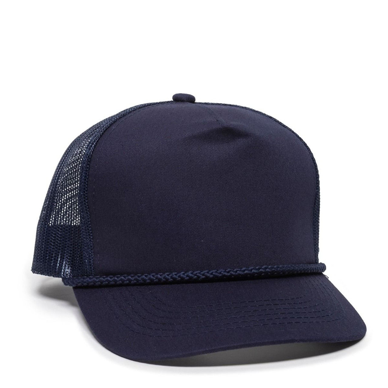 Promotional High Profile Mesh Back Hat w-Cord