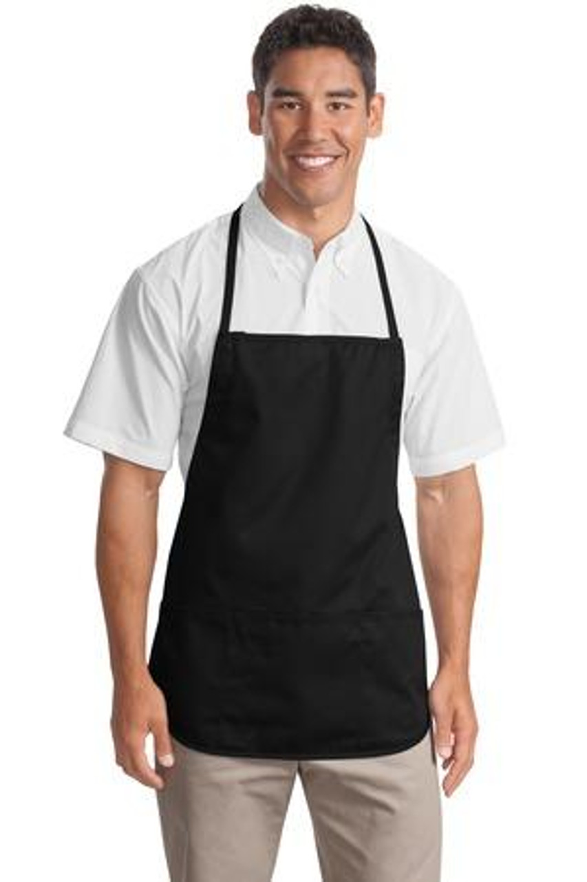 Embroidered Port Authority Medium-Length Apron. A525