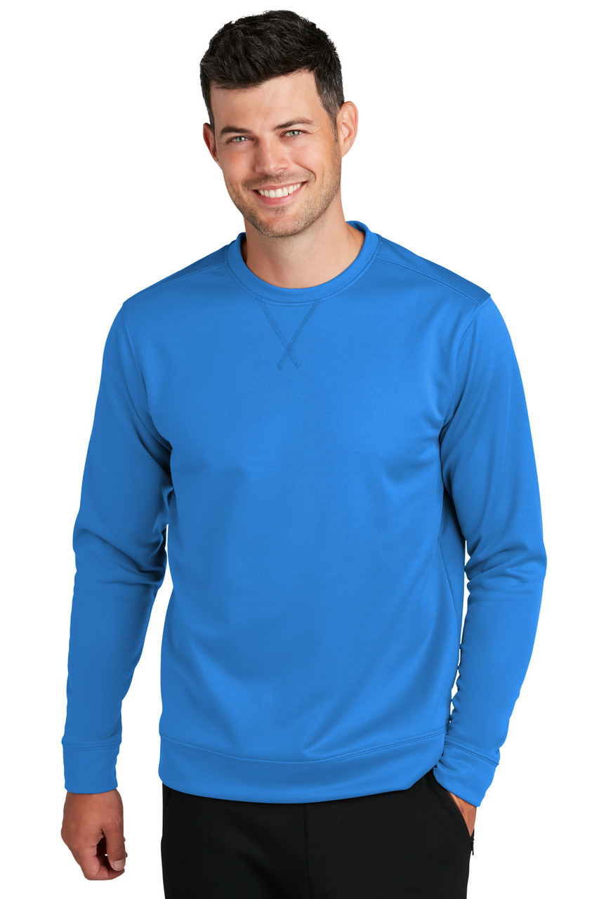 Custom Port & Company Performance Fleece Crewneck Sweatshirt. PC590