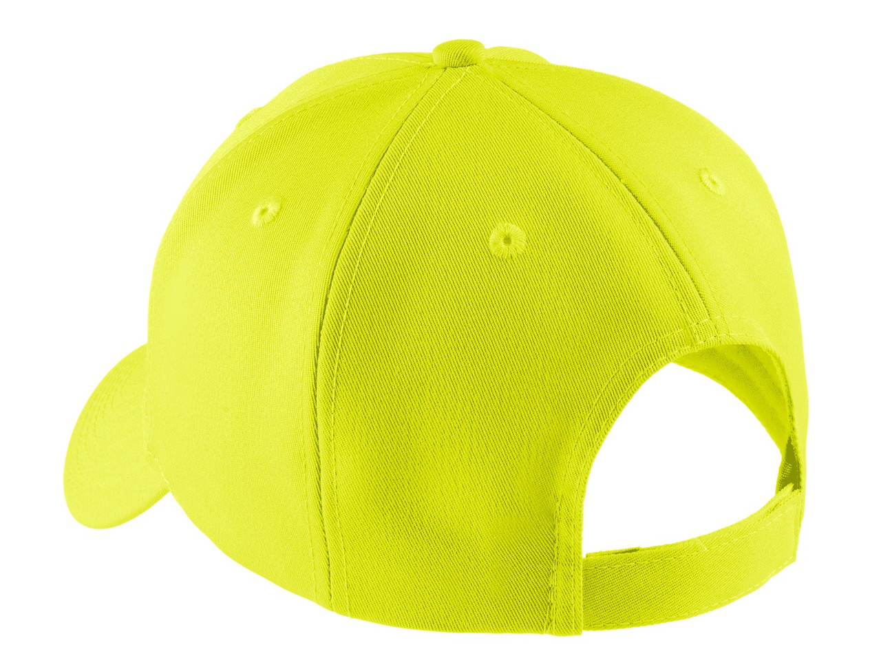 Custom Embroidered Port Authority Solid Enhanced Visibility Cap. C806