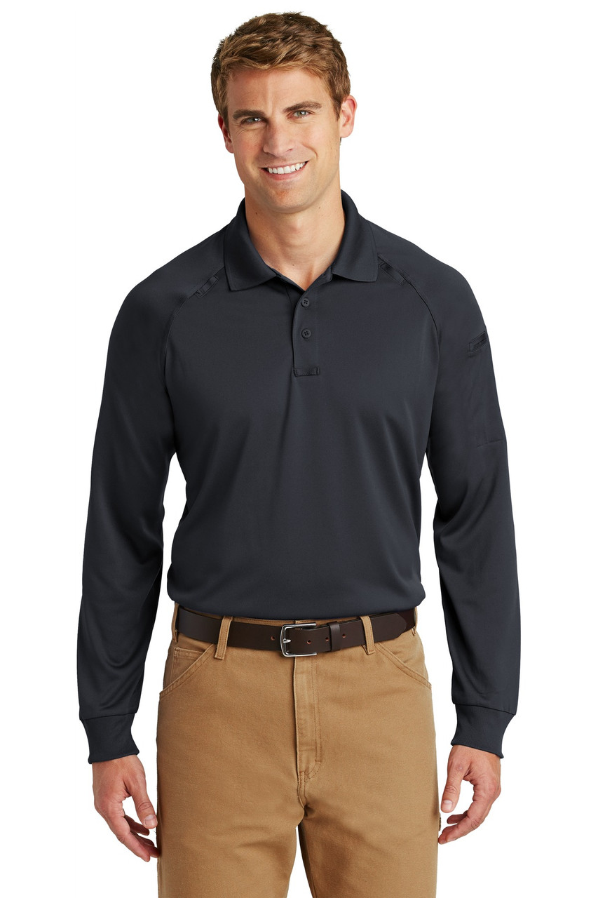 Embroidered CornerStone - Select Long Sleeve Snag-Proof Tactical Polo. CS410LS