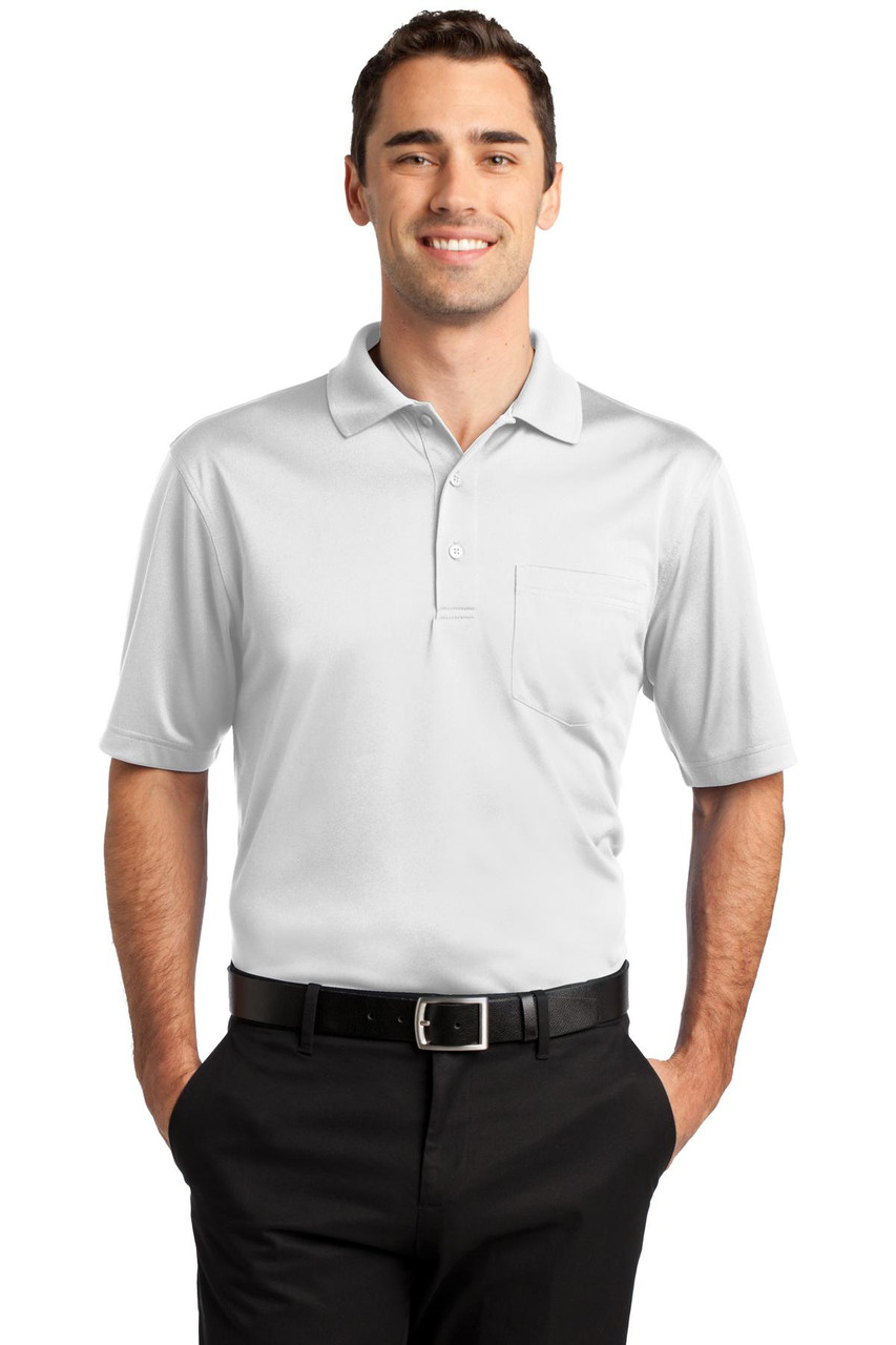Embroidered CornerStone Select Snag-Proof Pocket Polo. CS412P