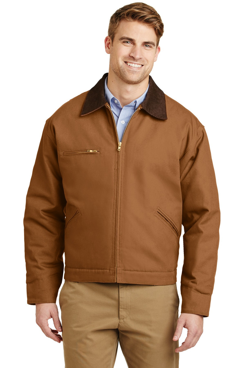 Embroidered CornerStone - Duck Cloth Work Jacket. J763