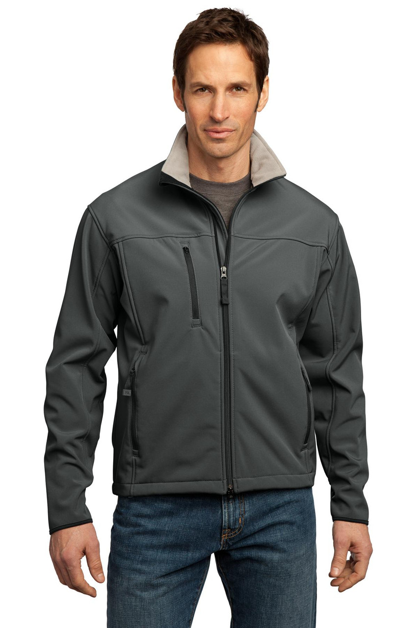 Embroidered Port Authority Tall Glacier Soft Shell Jacket. TLJ790