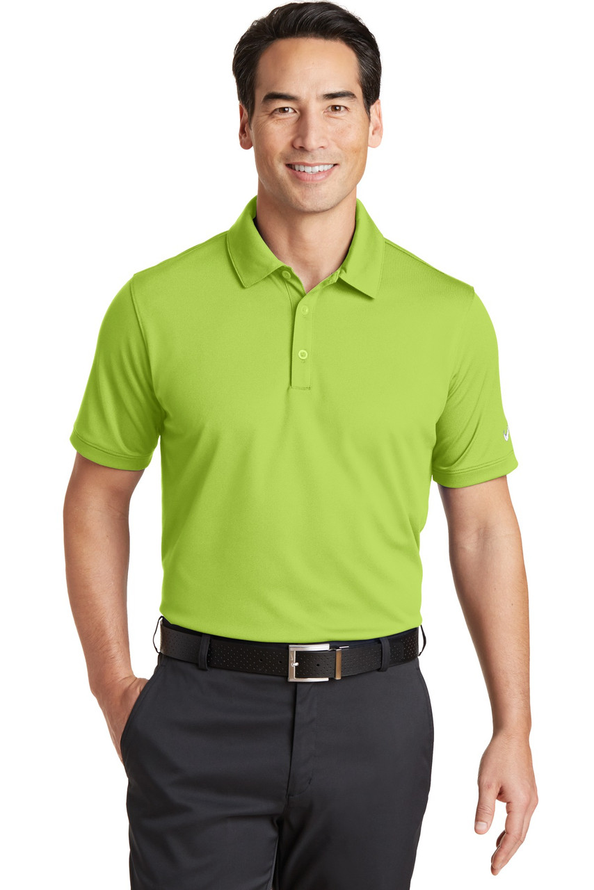 Embroidered Nike Dri-FIT Solid Icon Pique Modern Fit Polo. 746099