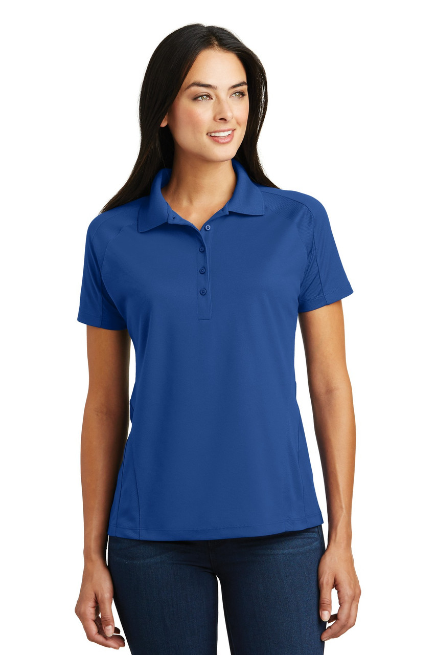 Embroidered Sport-Tek Ladies Dri-Mesh Pro Polo. L474