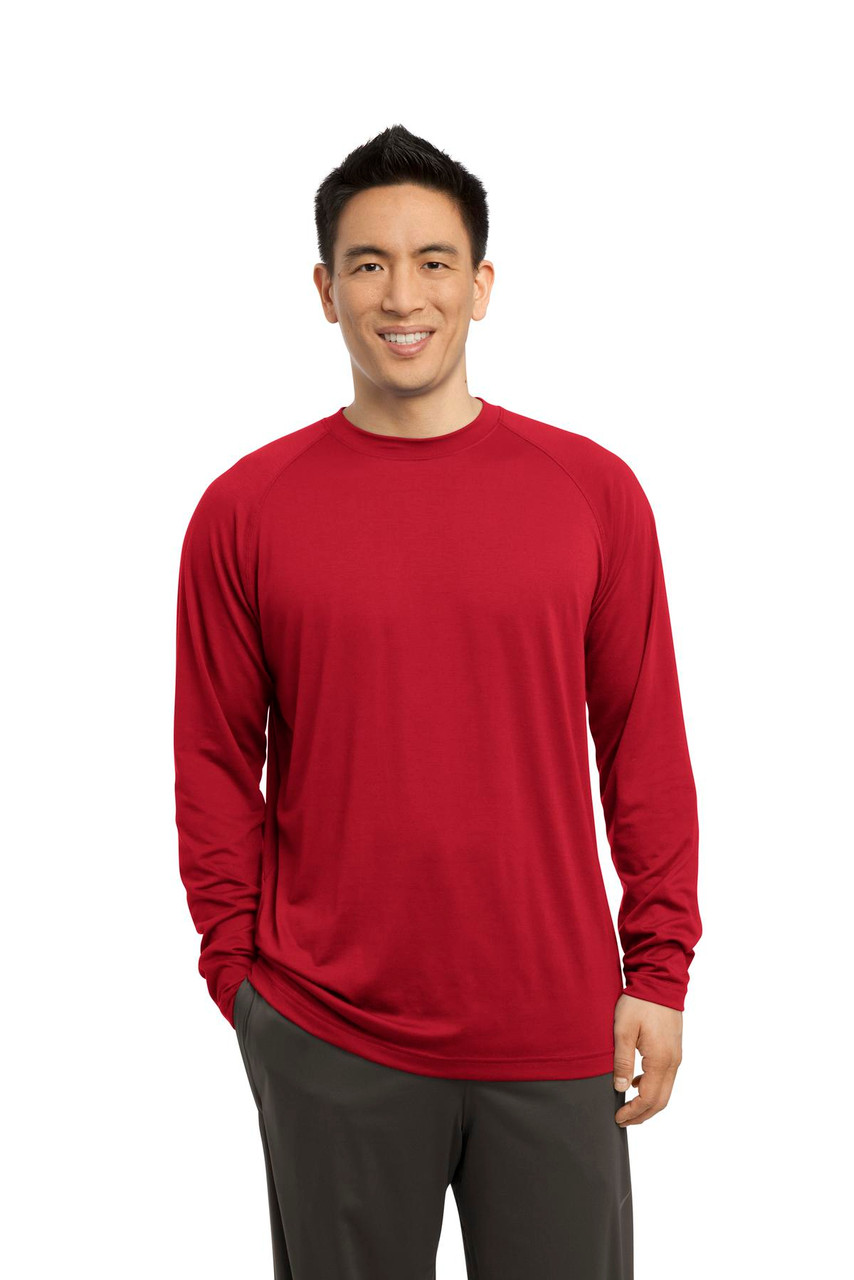 Embroidered Sport-Tek Long Sleeve Ultimate Performance Crew. ST700LS