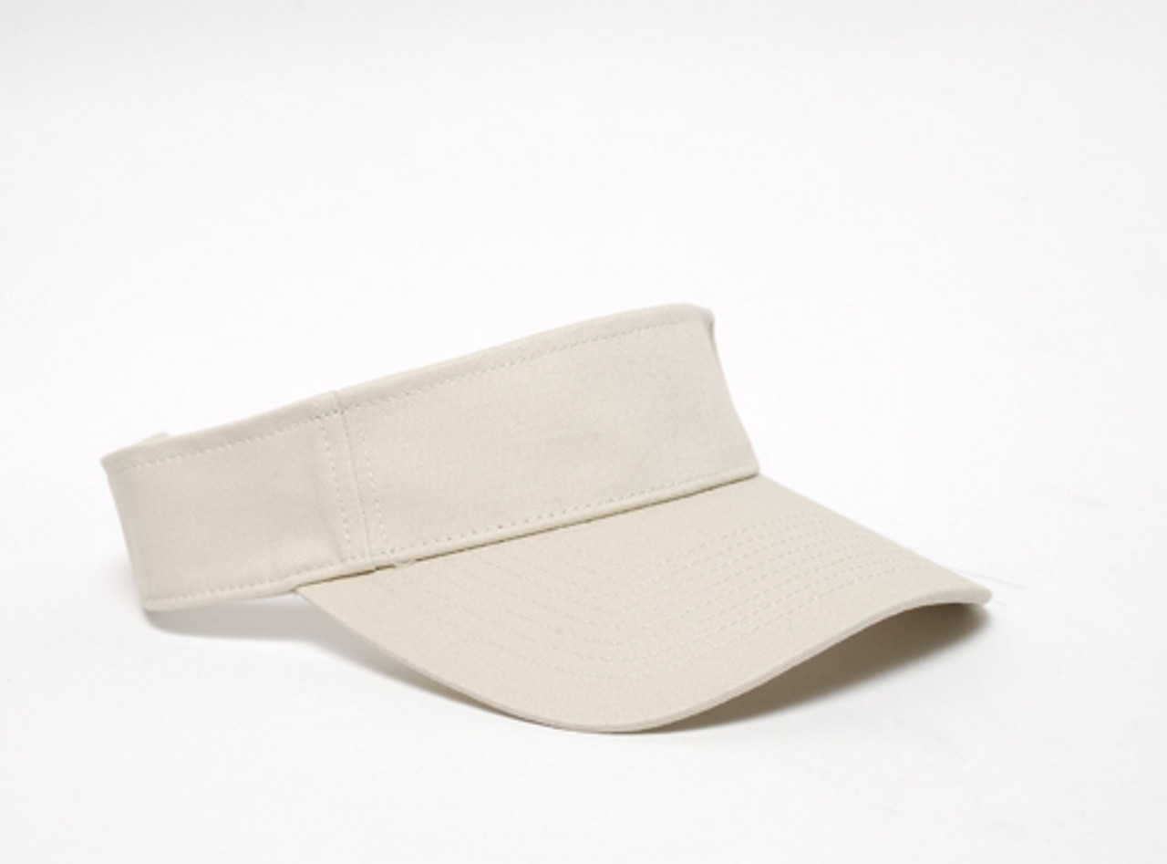 Embroidered Woven Cotton Visor