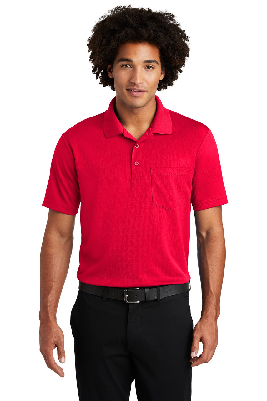 Embroidered Sport-Tek PosiCharge RacerMesh Pocket Polo. ST640P