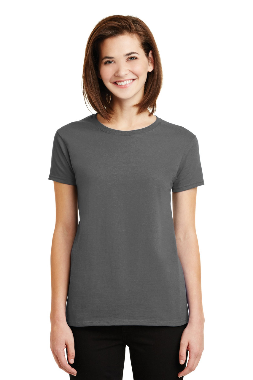 Custom Gildan - Ladies Ultra Cotton 100% US Cotton T-Shirt. 2000L