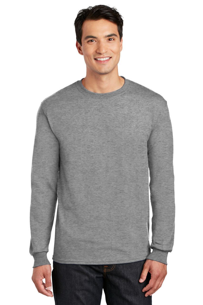 Custom Gildan - DryBlend 50 Cotton/50 Poly Long Sleeve T-Shirt. 8400