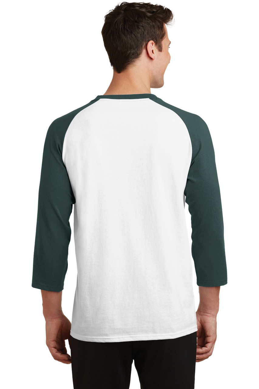 Wht/Dark Green