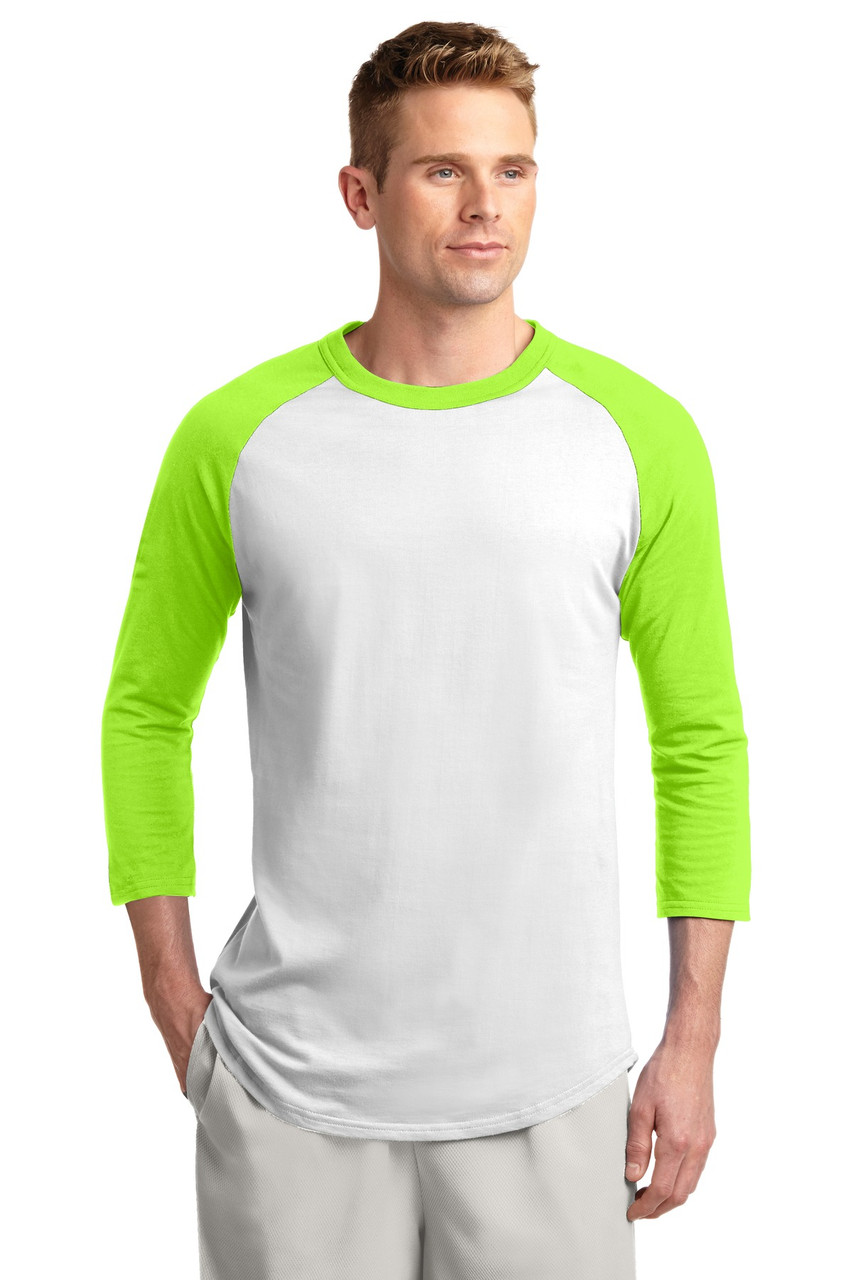 Custom Sport-Tek Colorblock Raglan Jersey. T200