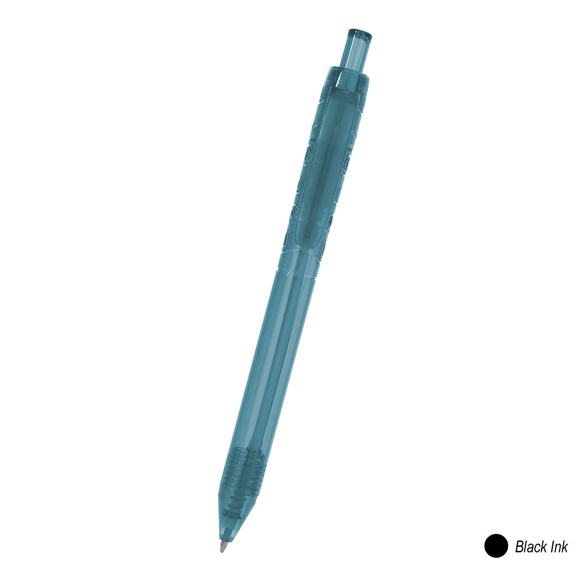 TRANS BLUE WITH BLACK