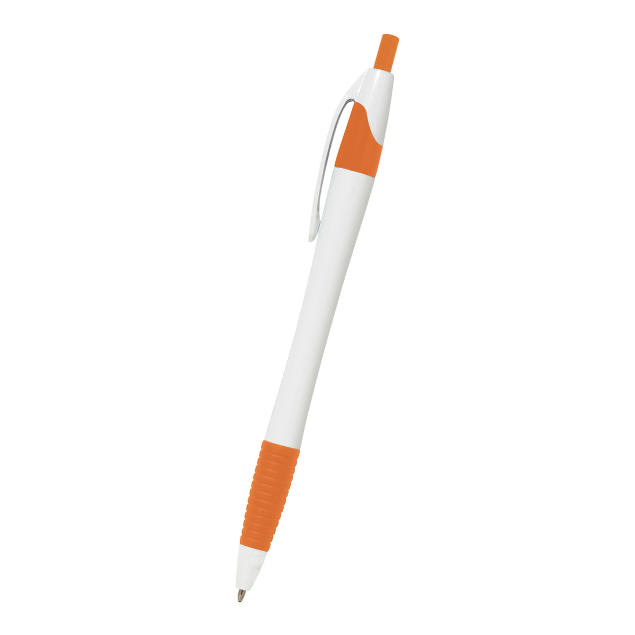 WHITE WITH ORANGE