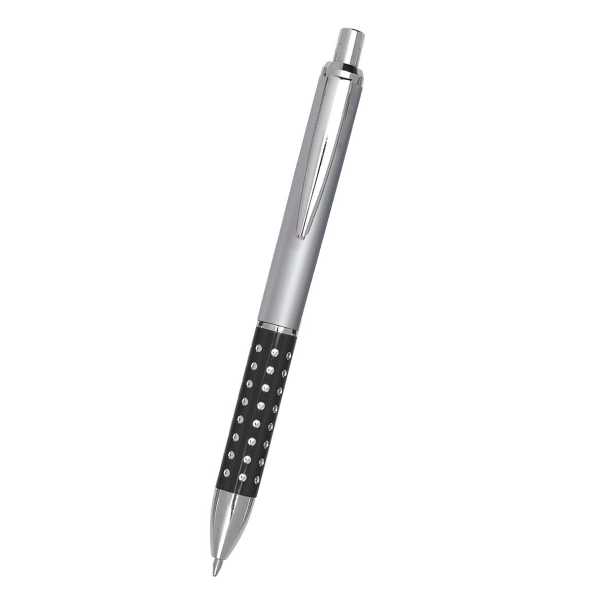 SILVER WITH BLACK