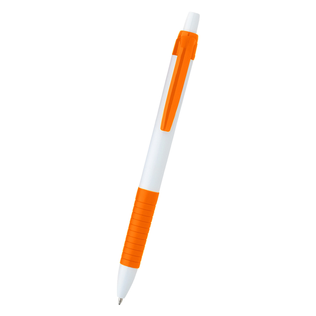 WHITE WITH ORANGE