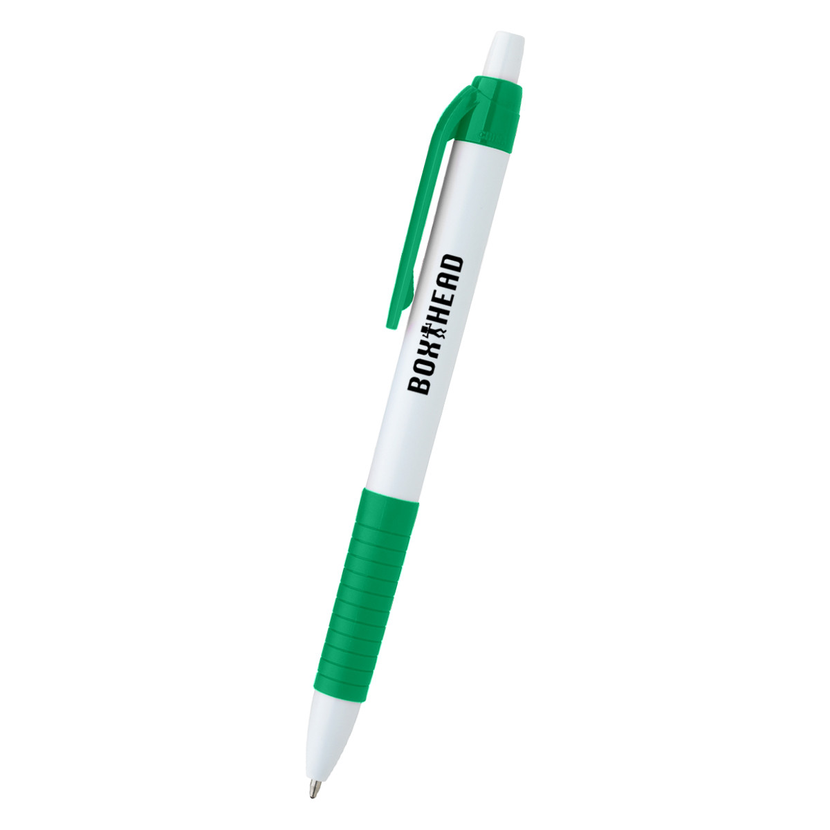 WHITE WITH GREEN