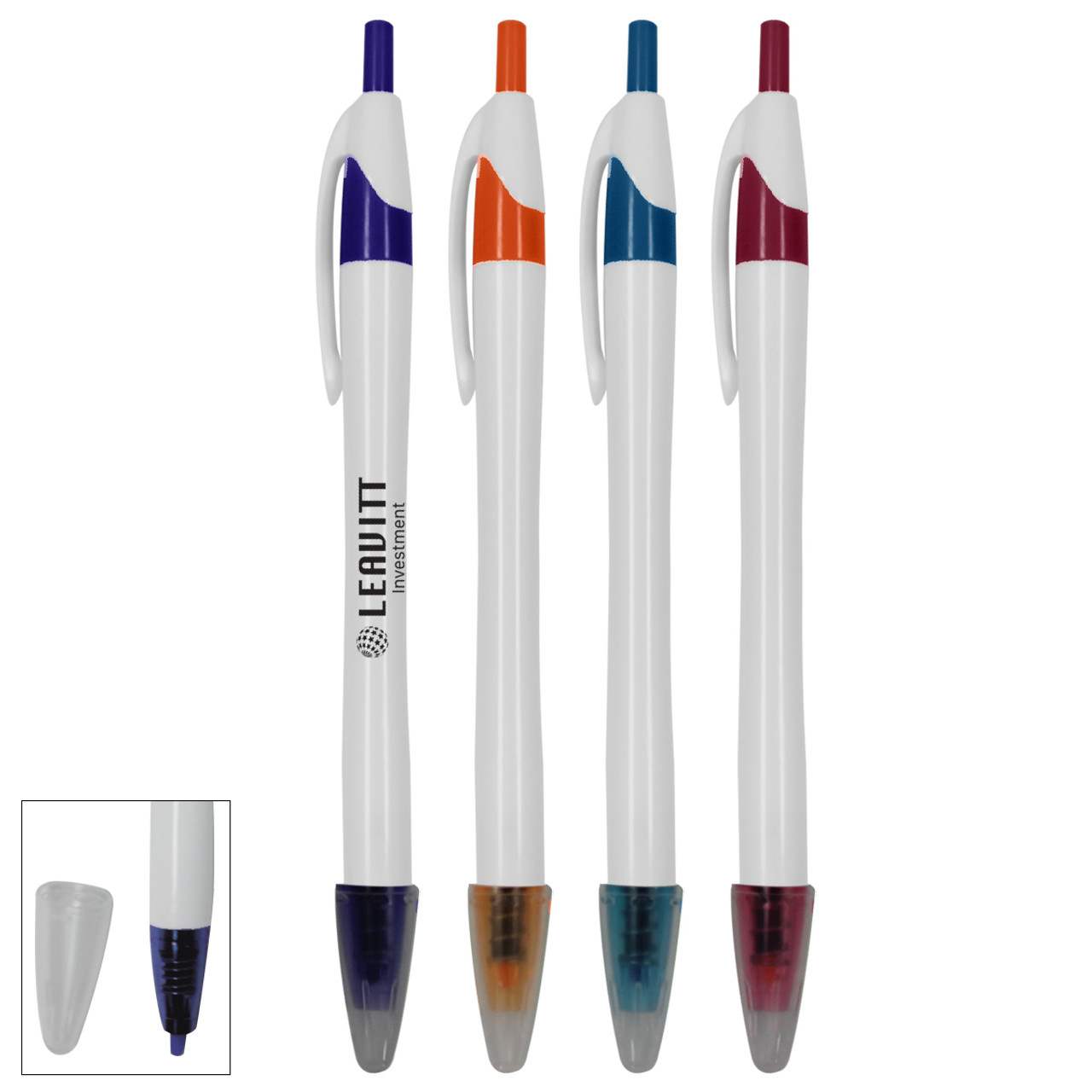 Custom Retractable Dart Highlighter 10105