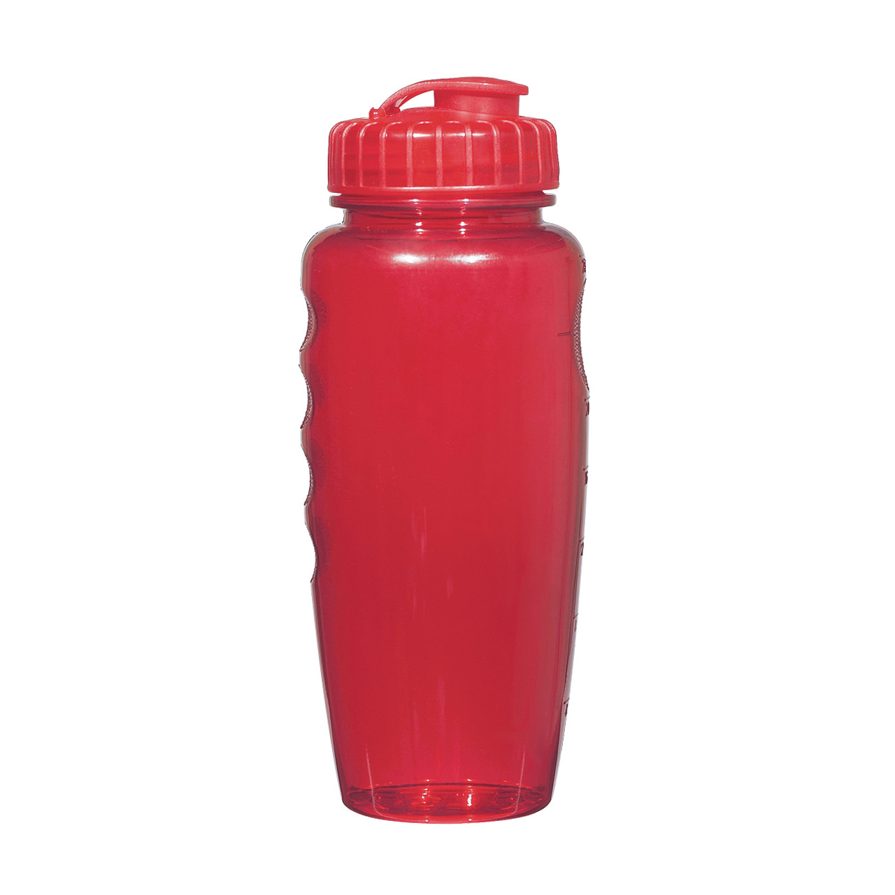 Banded Gripper Bottles With Straw, 24 oz