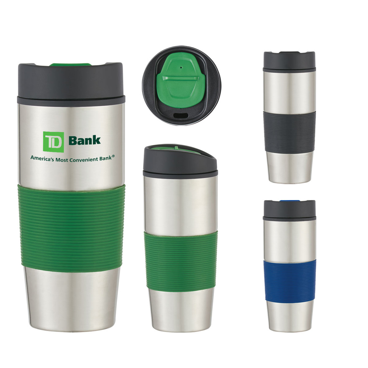 Custom 18 Oz. Stainless Steel Gripper Bottle 5785