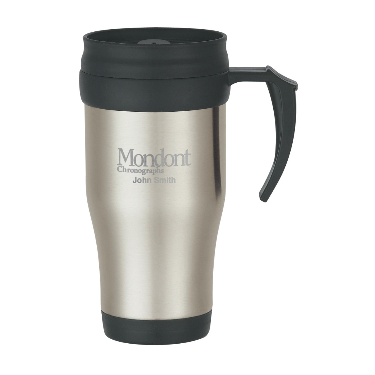 Custom 16 Oz. Stainless Steel Slide Action Travel Mug 5841