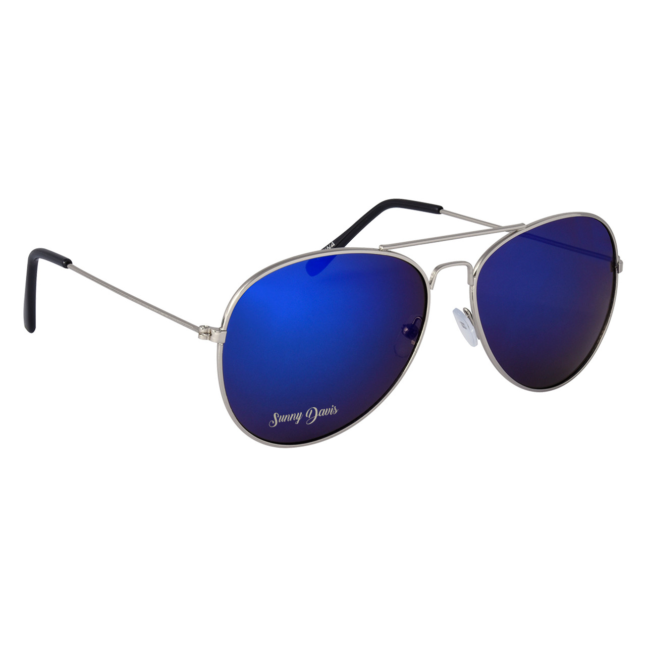 Custom Color Mirrored Aviator Sunglasses 6245