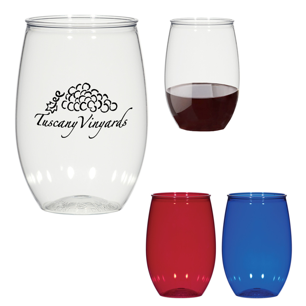 Custom 16 Oz. Stemless Wine Glass 5992