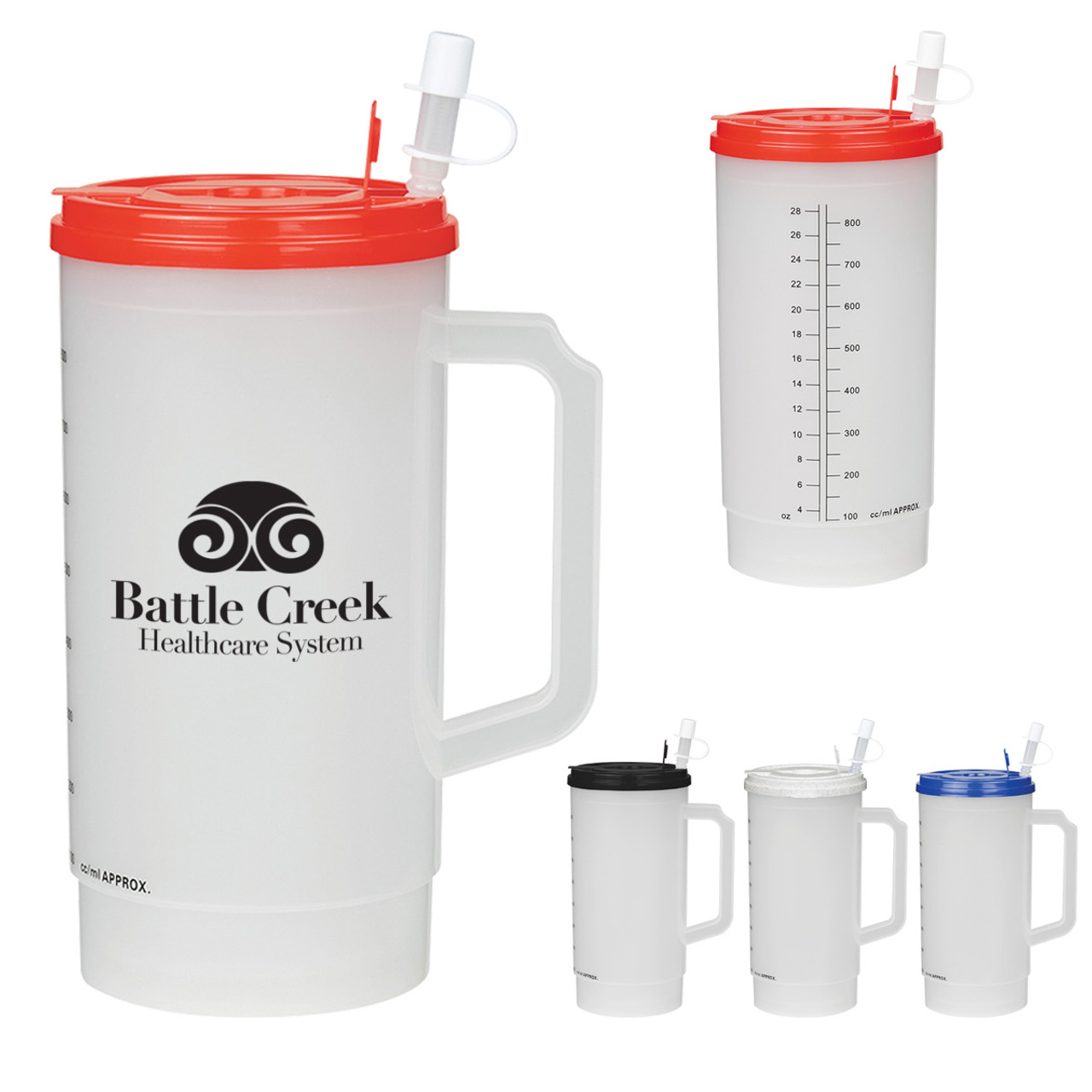 Custom 32 Oz. Medical Tumbler With Measurements 5632