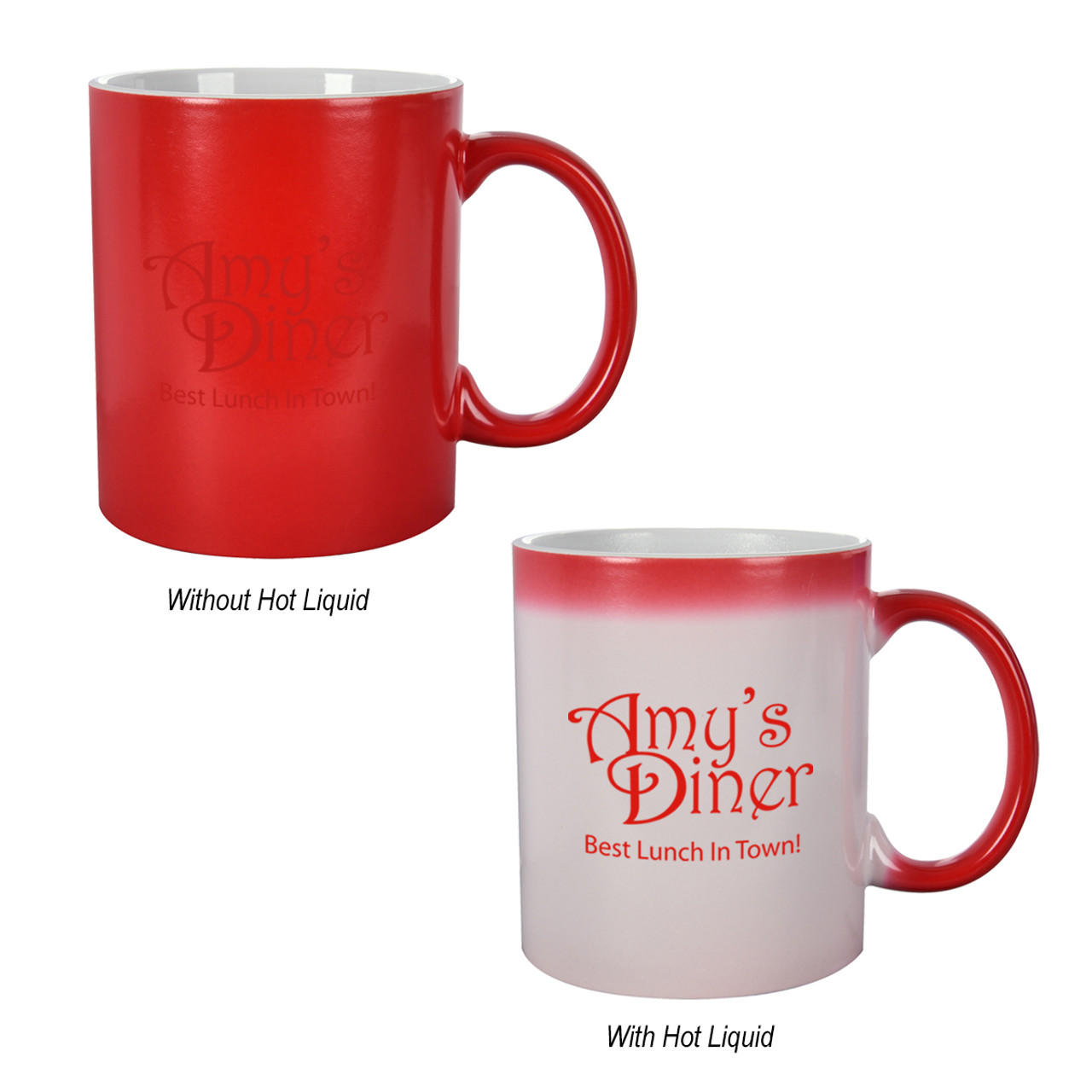 Buy Red Full Color Customized Photo Printed Coffee Mug